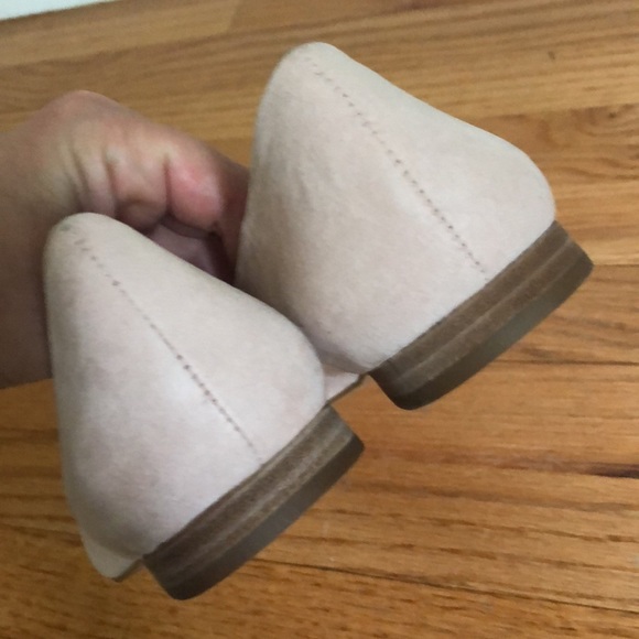 Kelly and Katie Pale Pink Pointy Toe Flat Loafers Size 7.5 - Picture 8 of 13